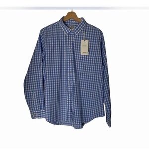 CAMIXA Women's Gingham Check‎ Button-Up Shirt XXL